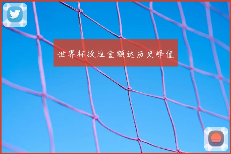 世界杯投注金额达历史峰值